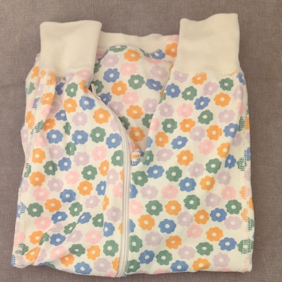 Hanna Andersson Multicolor Floral Kids Footie - Picture 4 of 5